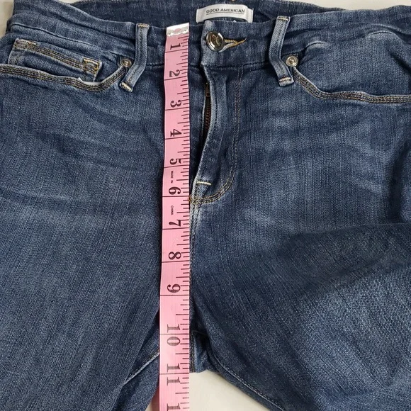 Good American Good Legs Skinny Jeans Size 8/29 Cotton Stretchy Blue - Picture 12 of 16